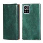 For vivo S10 / S10 Pro Gloss Oil Solid Color Magnetic Leather Phone Case(Green)