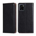 For vivo Y15s Global Gloss Oil Solid Color Magnetic Leather Phone Case(Black)