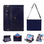 For Samsung Galaxy Tab A8 X200/X205C Envelope Solid Color Leather Tablet Case(Blue)