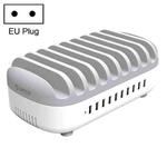 ORICO DUK-10P-DX 120W 5V 2.4A 10 Ports USB Charging Station, EU Plug(White)