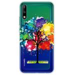 For Huawei Enjoy 10 Lucency Painted TPU Protective Case(Tree)