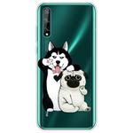 For Huawei Enjoy 10s Lucency Painted TPU Protective Case(Dog)
