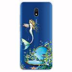 For Xiaomi Redmi 8A Lucency Painted TPU Protective Case(Mermaid)