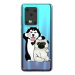 For Galaxy S20 Ultra Lucency Painted TPU Protective Case(Dog)