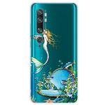 For Xiaomi CC9 Pro Lucency Painted TPU Protective Case(Mermaid)
