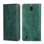 For Nokia C01 Plus / C1 2nd Edition Gloss Oil Solid Color Magnetic Leather Phone Case(Green)