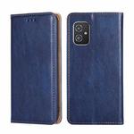 For Asus Zenfone 8 ZS590KS Gloss Oil Solid Color Magnetic Leather Phone Case(Blue)