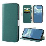 For Xiaomi Redmi 9A Candy Color Litchi Texture Leather Phone Case(Dark Green)