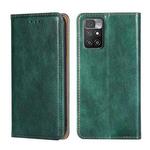 For Xiaomi Redmi 10 Gloss Oil Solid Color Magnetic Leather Phone Case(Green)