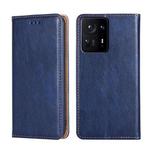 For Xiaomi Mix 4 Gloss Oil Solid Color Magnetic Leather Phone Case(Blue)