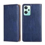 For OnePlus Nord CE 2 Lite 5G Gloss Oil Solid Color Magnetic Leather Phone Case(Blue)
