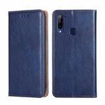 For ZTE Libero 5G Gloss Oil Solid Color Magnetic Leather Phone Case(Blue)