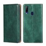For ZTE Libero 5G Gloss Oil Solid Color Magnetic Leather Phone Case(Green)