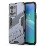 For OnePlus Nord 2T Punk Armor 2 in 1 PC + TPU Phone Case(Grey)