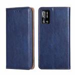 For DOOGEE N40 Pro Gloss Oil Solid Color Magnetic Leather Phone Case(Blue)