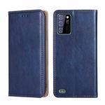 For Oukitel C25 Gloss Oil Solid Color Magnetic Leather Phone Case(Blue)