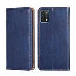 For UMIDIGI A11 Gloss Oil Solid Color Magnetic Leather Phone Case(Blue)