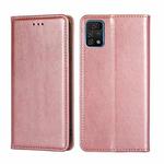 For UMIDIGI A11 Pro Max Gloss Oil Solid Color Magnetic Leather Phone Case(Rose Gold)