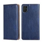 For UMIDIGI A11 Pro Max Gloss Oil Solid Color Magnetic Leather Phone Case(Blue)