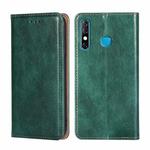 For Infinix Hot 8 / Hot 8 Lite X650 X650B Gloss Oil Solid Color Magnetic Leather Phone Case(Green)