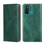For Infinix Hot 9 / Note 7 Lite X655C Gloss Oil Solid Color Magnetic Leather Phone Case(Green)