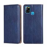 For Infinix Hot 10 Lite / Smart 5 X657 Gloss Oil Solid Color Magnetic Leather Phone Case(Blue)