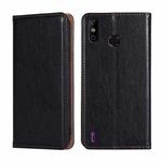 For Infinix Smart 4 X653 Gloss Oil Solid Color Magnetic Leather Phone Case(Black)