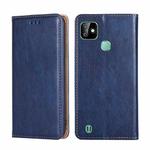 For Infinix Smart HD 2021 X612 Gloss Oil Solid Color Magnetic Leather Phone Case(Blue)