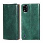 For Itel A48 Gloss Oil Solid Color Magnetic Leather Phone Case(Green)