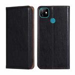 For Itel Vision 1 Gloss Oil Solid Color Magnetic Leather Phone Case(Black)