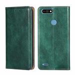 For Tecno Pop 2 / Pop 2 F / Pop 2 Pro Gloss Oil Solid Color Magnetic Leather Phone Case(Green)