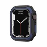 Detachable Two-color Watch Case For Apple Watch Series 9 / 8 / 7 41mm / 6&SE&5&4 40mm(Black Midnight Blue)