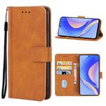 For Huawei nova Y90 Leather Phone Case(Brown)