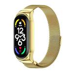 For Xiaomi Mi Band 7 / 7 NFC MIJOBS CS Milan Magnetic Stainless Steel Watch Band(Gold)