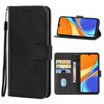 For Xiaomi Redmi 9C Leather Phone Case(Black)