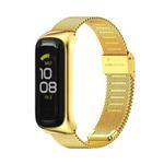 For Samsung Galaxy Fit 2 MIJOBS Milan Buckle Stainless Steel Watch Band(Gold)