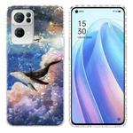 For OPPO Reno7 Pro 5G 2.0mm Airbag Shockproof TPU Phone Case(Whale)