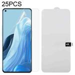 25 PCS Full Screen Protector Explosion-proof Hydrogel Film For OPPO Reno7 A