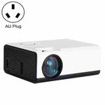 T01 800x480 2200 Lumens Mini LCD Digital Projector, Same Screen Version, AU Plug(White Black)