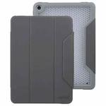 For iPad 10.2 / iPad Pro 10.5 Mutural Yagao Series PC Horizontal Flip Leather Tablet Case(Grey)