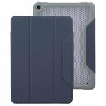 For iPad 10.2 / iPad Pro 10.5 Mutural Yagao Series PC Horizontal Flip Leather Tablet Case(Blue)