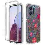 For OnePlus Nord N20 5G PC+TPU Transparent Painted Phone Case(Small Floral)
