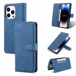 For iPhone 14 Pro AZNS Dream Second Generation Skin Feel PU+TPU Horizontal Flip Leather Phone Case(Blue)