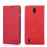 For Nokia C01 Plus/C1 2nd Editon Cow Texture Magnetic Horizontal Flip Leather Phone Case(Red)