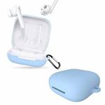 For OPPO Enco W51 Wireless Earphone Silicone Protective Case(Sky Blue)
