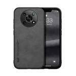 For Honor X30 5G Skin Feel Magnetic Leather Back Phone Case(Dark Grey)