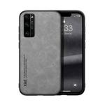 For Honor 30 Pro Skin Feel Magnetic Leather Back Phone Case(Light Grey)