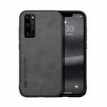 For Honor 30 Pro Skin Feel Magnetic Leather Back Phone Case(Dark Grey)