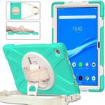 For Lenovo Tab M10 Plus 10.6 3rd Gen 2022 Silicone + PC Protective Tablet Case(Mint Green)