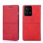 For Xiaomi Mix 4 Cow Texture Magnetic Horizontal Flip Leather Phone Case(Red)